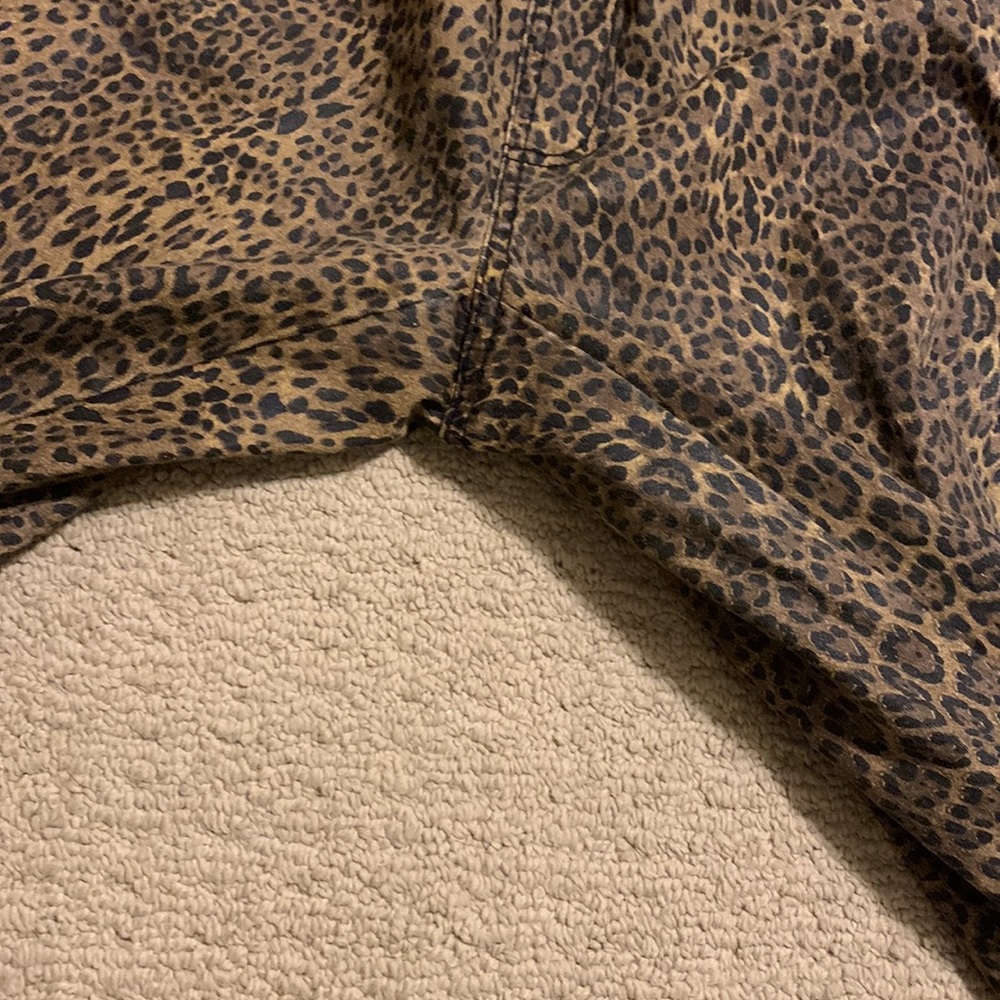 DG2 leopard print jean leggings - Picture 8 of 11